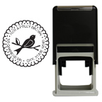 Wings Round Stamp