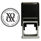 XOXO Round Stamp