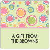 Flower Dots Gift Labels