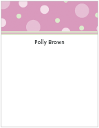 Pink Dots Small Note Memo Pads
