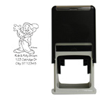 Dopey Square Stamp