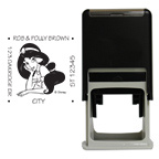 Jasmine Square Stamp