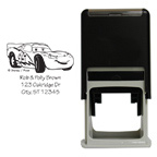 Lightning Square Stamp