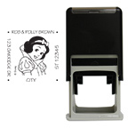 Snow White Square Stamp