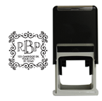 Eve Open Monogram Square Stamp