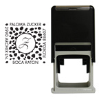 Cheetah Square Stamp