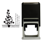 Holiday Tree Square Stamp