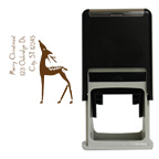 Reindeer Square Stamp