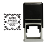 Jazzy Square Stamp