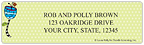 Tipsy Tulips Address Labels