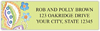Pompon Address Labels