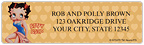 Betty Boop™ Vintage Pin Up Address Labels