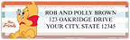 Winnie the Pooh Woodland Folks Address Labels