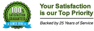100% satisfaction guaranteed